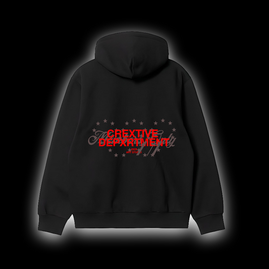 Crextive Depxrtment Manuscript Hoodie