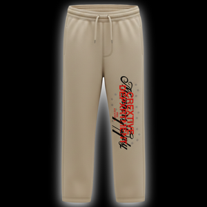 Sudadera Manuscript beige Crextive Depxrtment – AM VISION
