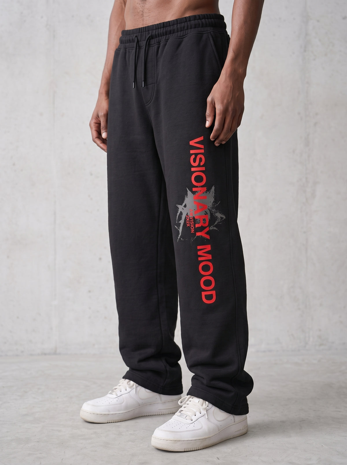 Sudadera oversize Visionary Mood de AM VISION puesta en modelo
